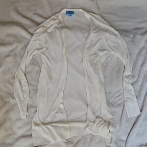 Elegant White Women's Cardigan